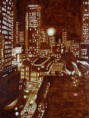 コーヒー画　有楽町の夜