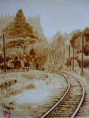 コーヒー画　かずさなかの（小湊鉄道）